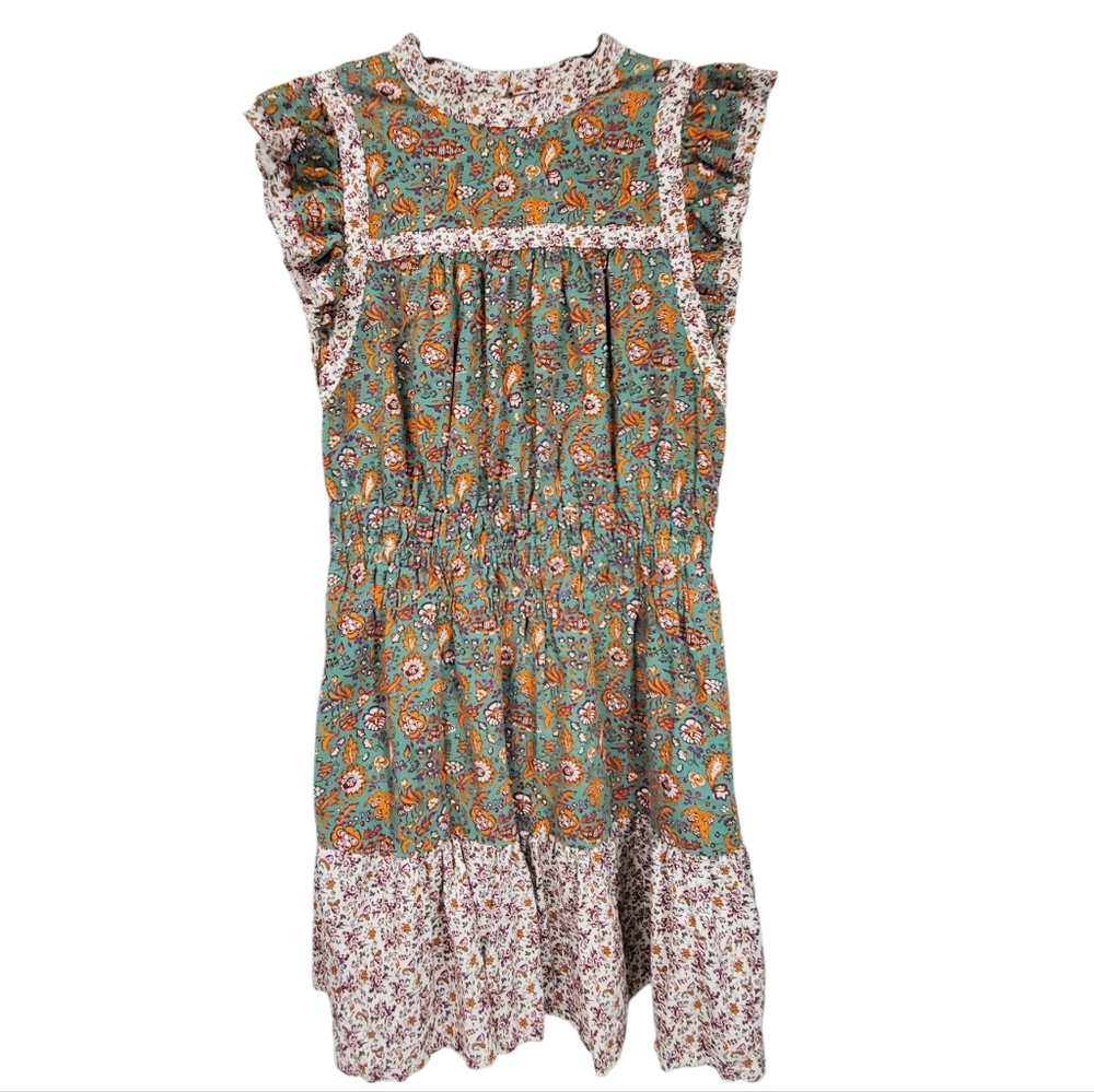Universal Threads Dress Size Large Cowgirl Whimsy Cottagecore Prairiecore Ruffle